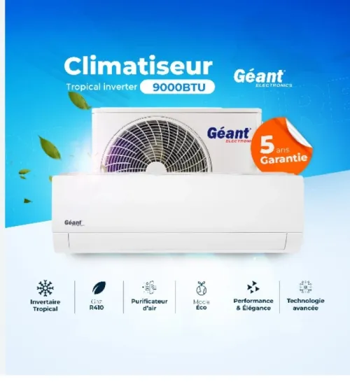 9000/12000/18000BTU GEANT Inverter Tropical بأسعار مغري: