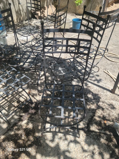 Chaises en fer forgé