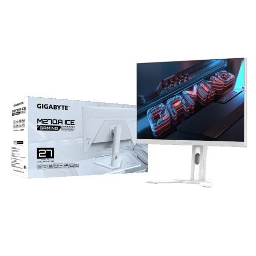 MONITOR GIGABYTE 27P M27QA ICE/ IPS / 180HZ /1MS/QHD 2K/ 100% /WHITE / HDR400 / ADJUSTABLE