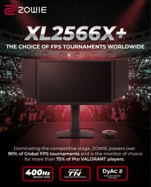 BenQ Zowie XL2566X+ 400Hz