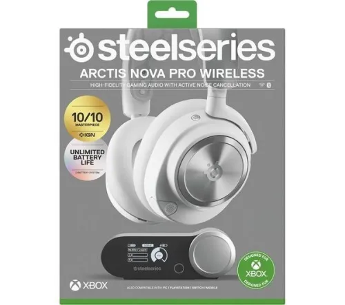 Steelseries arctis nova pro wireless xbox white edition