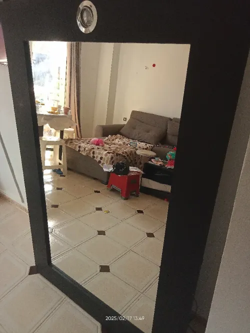 Deux miroir tendance en bois massif 