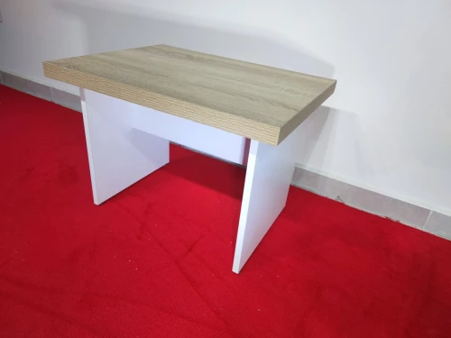 BUREAU ECO CLAIRE EN MÉLAMINE PIEDS MÉTAL OU BOIS 