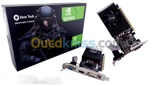 CARTE GRAPHIC GT610 DDR3 2G UP TO 4G 64BIT FIRST TECH (FT)