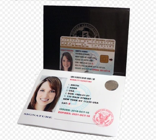 Permis international USA ( Avec puce )