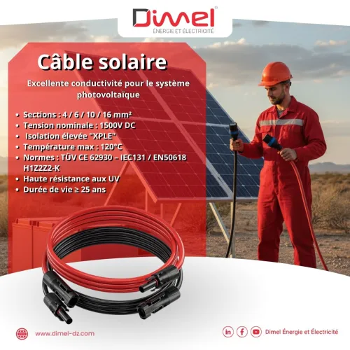 Câble solaire 