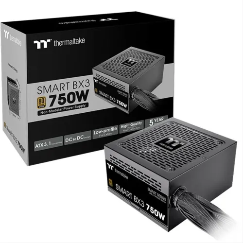 THERMALTAKE 750W SMART BX3 80+ BRONZE BLACK Power Supply