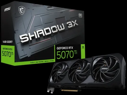 MSI GeForce RTX 5070 Ti 16G SHADOW 3X OC