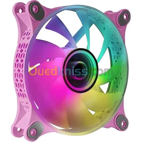 FAN MARS GAMING MF-3D 12CM FAN, INFINITE MIRROR ARGB pink