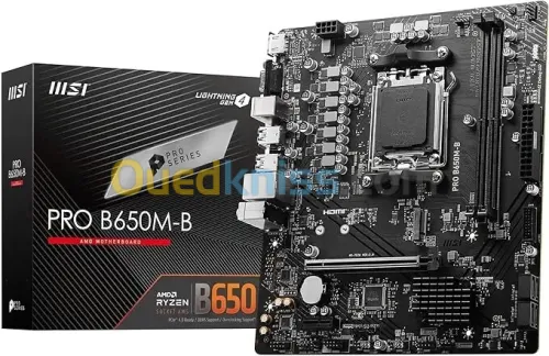 MSI PRO B650M-B Motherboard Micro ATX Socket AM5 