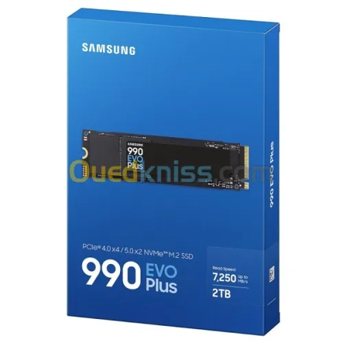 SSd SAMSUNG 990 evo plus M.2 SSD 2T NVMe PCI-E 4.0 x4 PCI-E 5.0 x2 Read Speed 7250Mb