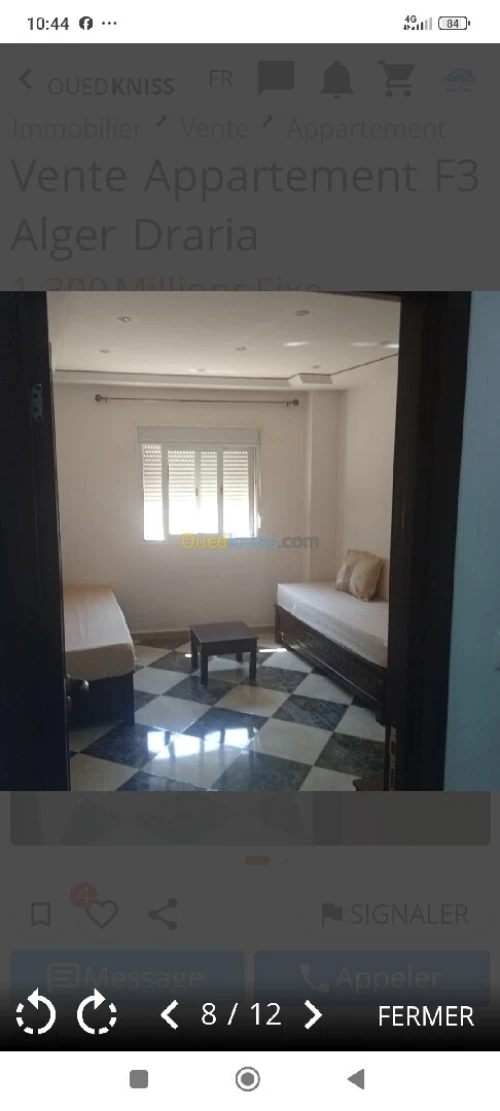Vente Appartement F3 Alger Draria