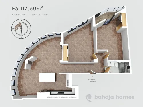 Vente Appartement F3 Alger Dely brahim