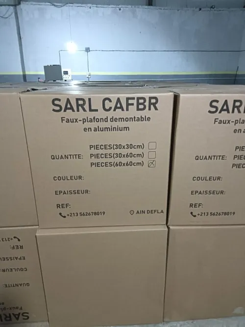 Faux plafond démontable en Aluminium