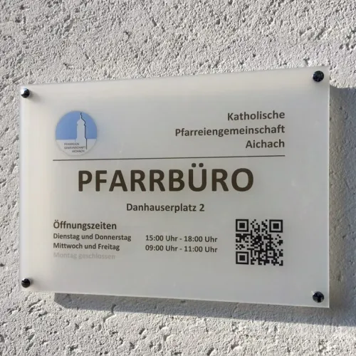 Plaques Signalétiques PMMA Pour Bureaux et Entreprises  / Fabrication sur Mesure