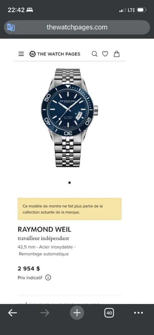 RAYMOND WEIL Freelancer 2760-TS3-50001