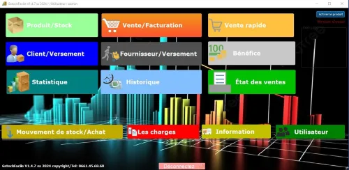 Logiciel GstockFacile (Vente et facturation)