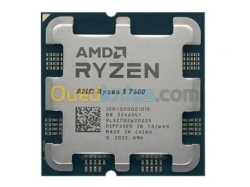 RYZEN 5 7600 6 COEURS 12 THREADS 3.8GHZ / 5.1GHZ