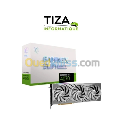 MSI RTX 4070 GAMING X SLIM WHITE 12G
