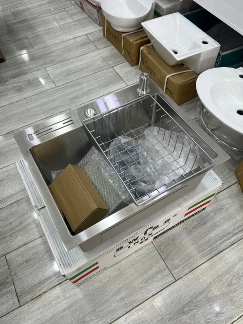 Évier de cuisine 50/40cm inox 304 sus