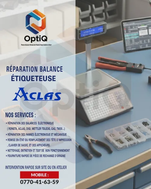 REPARATION BALANCE ETIQUETEUSE