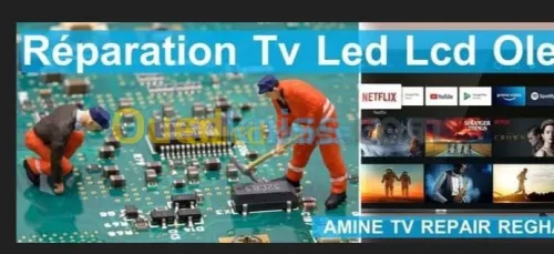Réparation TV led lcd OLED