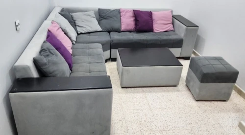 Salon coin L 5 place avec table base bon oucasion | BON PRIX |