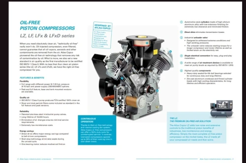 Compresseurs D'air 30 bar 15kw 17L/s (1020L/min) atlas Copco a piston 