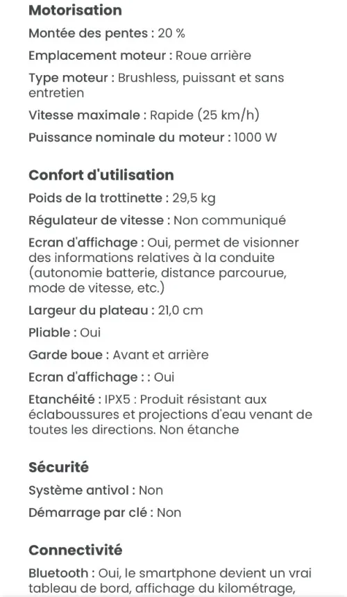 Trottinette électrique  dualtron pop