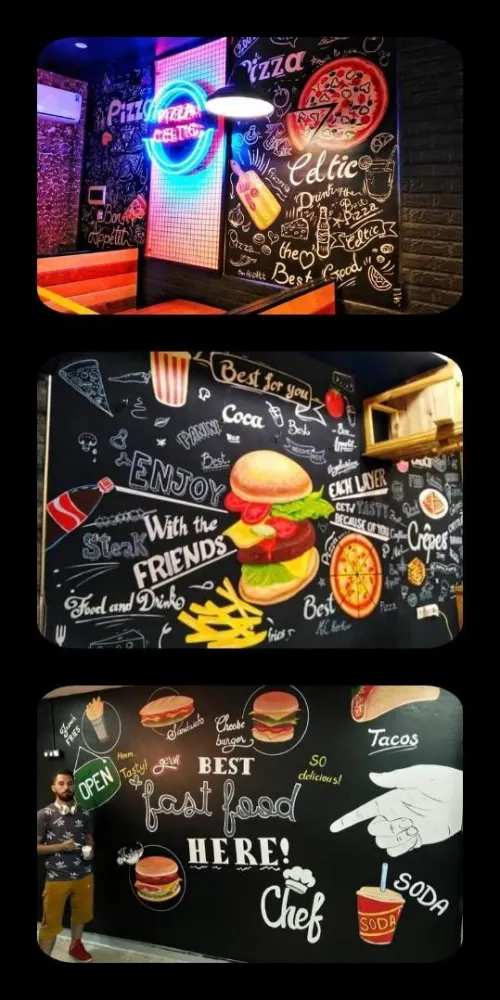 Dessin mural رسام جداريات 