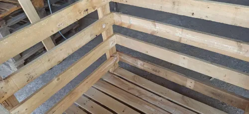 caisse en bois et palox
