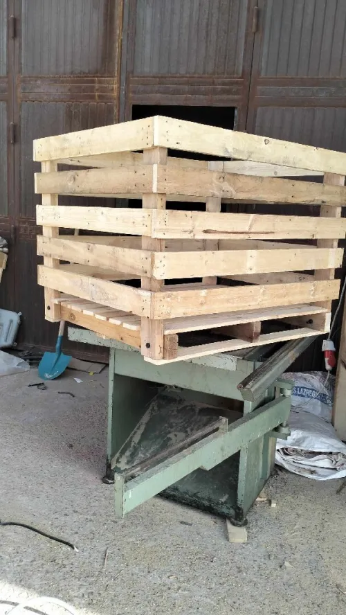 caisse en bois et palox