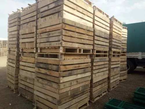 caisse en bois et palox