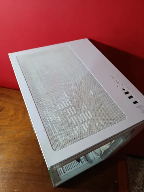 Boîtier PC Gaming M RED Crystal Sea Mini Blanc - Design Premium Compact