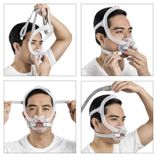 Masque Resmed F30i Masque Bucco Nasal Masque Facial Masque CPAP PPC Apnée du Sommeil 