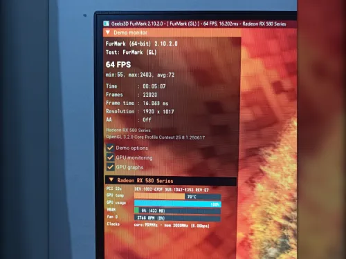 SAPPHIRE PULSE RX 580 8G 2304sp ETAT 10/10 Avec Boitier