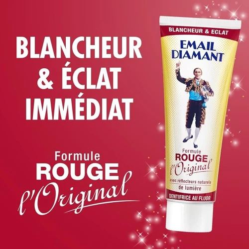 dentifrice email diamant rouge