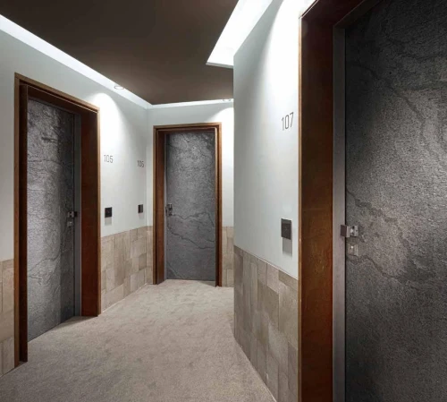 Porte chambre d'hôtel coupe-feu EI30 - EI60 avec serrure électronique à carte et logiciel d'encodage