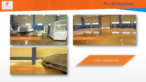 Réalisation et rénovation de sol industriel en résine époxy 