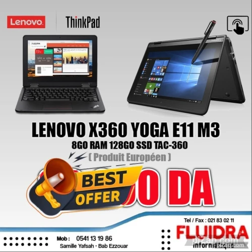 LENOVO X360 YOGA M3 8GO 128GO SSD TACILI 360 EUROPEEN