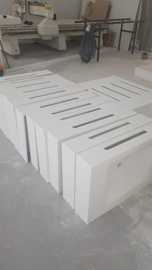 CORIAN PLAN VASQUE LAVABO 