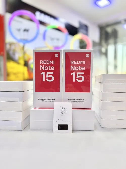 Xoiami Redmi Note 15 256Gb-8GB Ram Global boite fermé -علبة مغلقة