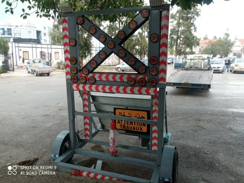 Remorque signalisation lumineuse 