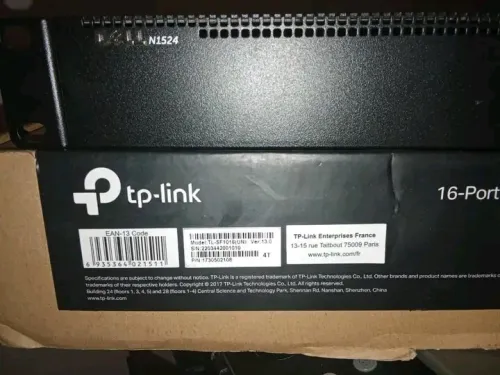 Deux swtiches dell et tp-link enterprise 