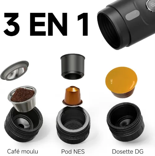 HiBREW H4A plus cafetière mobile 3 en 1 
