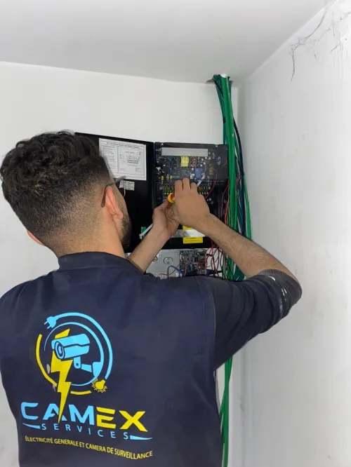 Installation cameras de surveillance 