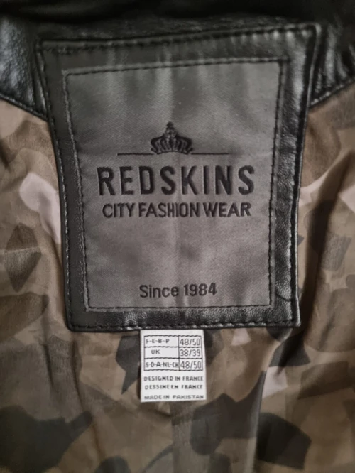 Veste en cuir Redskins L (100% cuire de mouton)