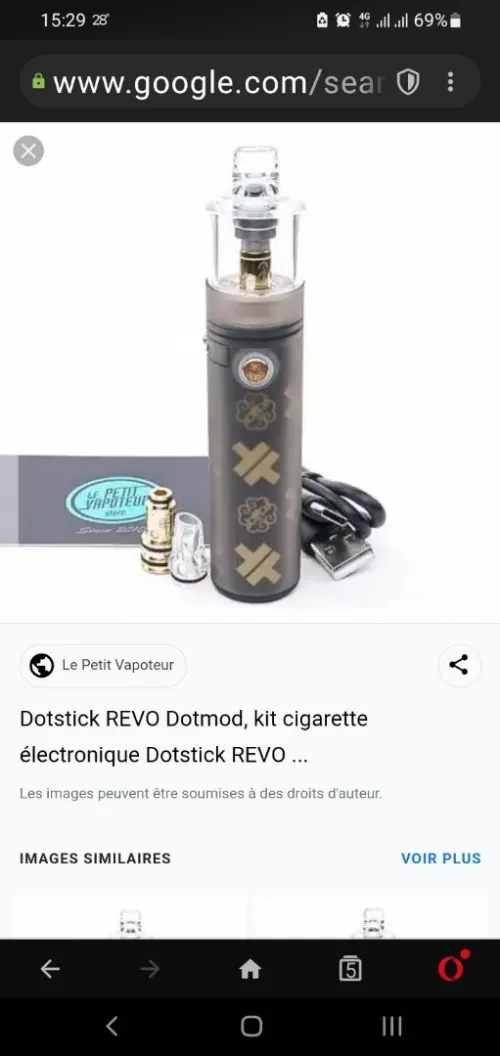 Cigarette électronique dotmod dotstick revo 
