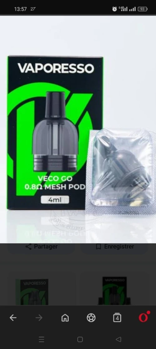 Cigarette électronique vaporesso Veco GO 