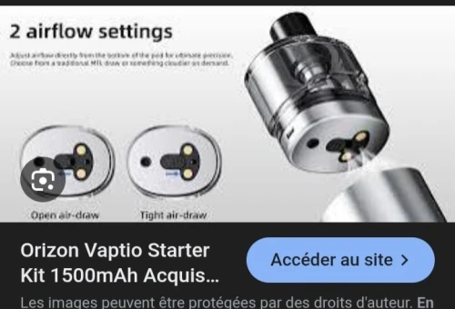 Cigarette électronique Vaptio horizon